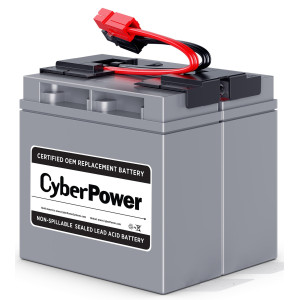 CyberPower RB12170X2A UPS Replacement Battery with 2x 12V/17AH batteries, pre-assembled cartridge